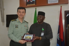 Permanent Secretary represented by Director Press, receives the Delegation from China Ministry of Defence