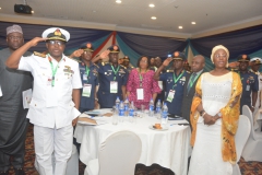 Cross section of Participants with the Permanent Secretary at the CMR workshop in Lagos