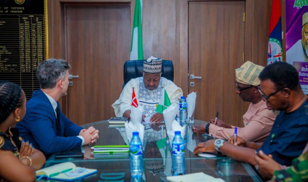 Honourable Minister Of Defence Received Denmark Ambassador To Nigeria