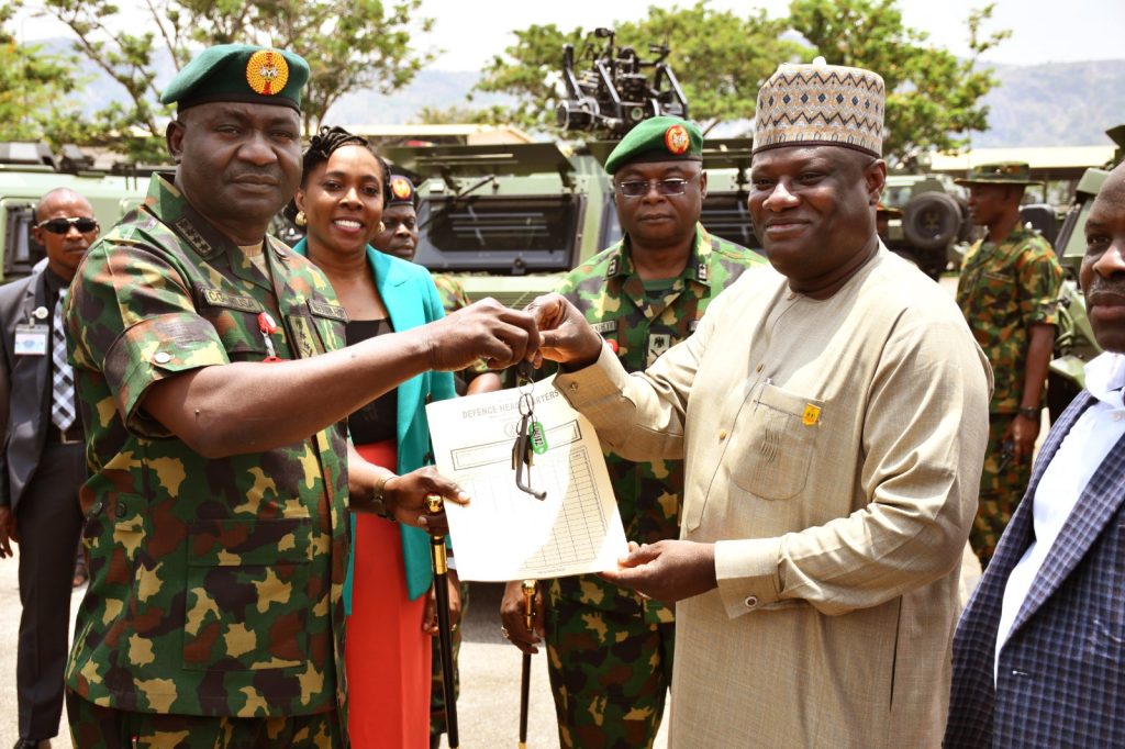 THE PERMANENT SECRETARY MINISTRY OF DEFENCE HANDED OVER 20 ARMORED ...